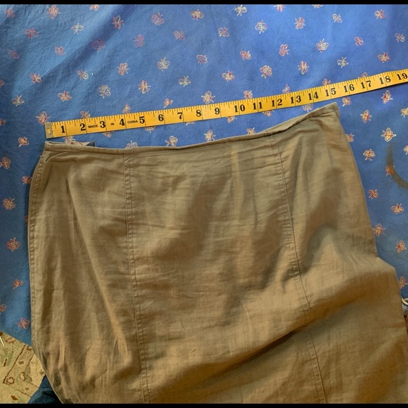 Newport News linen blend skirt - Picture 4 of 7